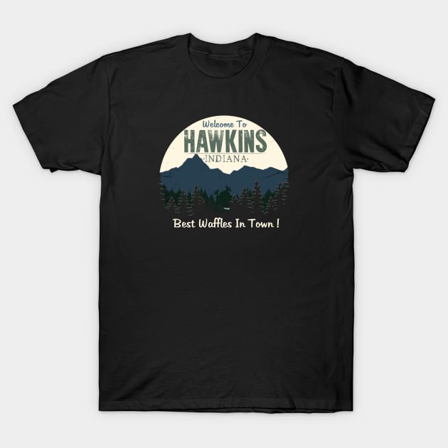 Welcome To Hawkins T-Shirt by Lmann17